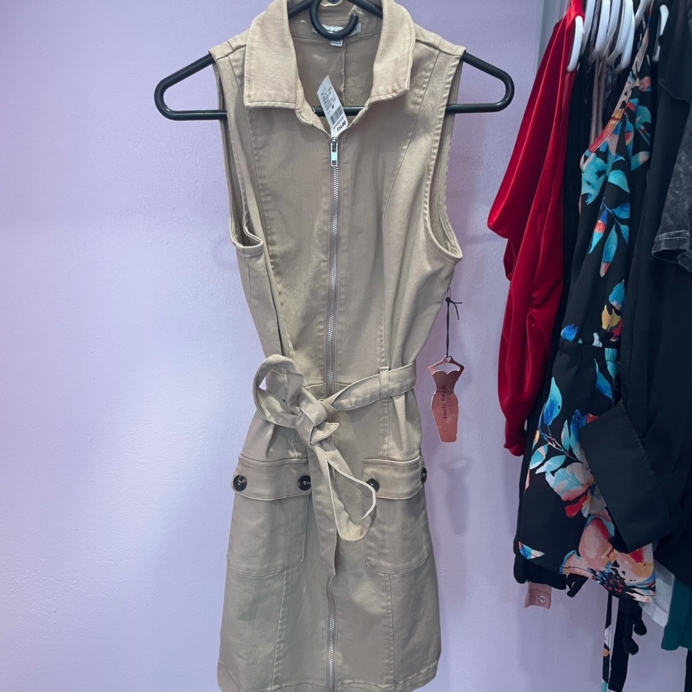 Tan dress
